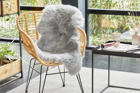 Lifa Living - Wol Vloerkleed - Grijs - 160 x 230 cm - 70% Wol en 30% Katoen - Poolhoogte 6 mm - Geweven