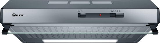 Neff DLAA600N 250 m³/uur Onderbouw - Roestvrijstaal - 60 cm - stainless steel