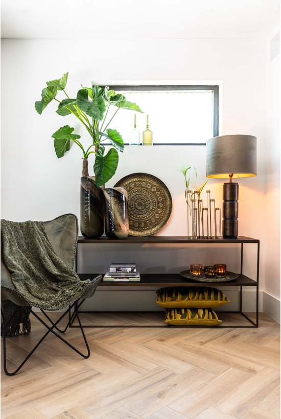 Light & Living Cilinder Lampenkap Vandy - Olive - Ø30x21cm - voor Tafellampen, Hanglampen