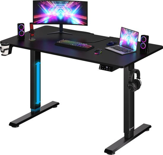 Casaria Zit Sta Bureau – Hoogte Verstelbaar Elektrisch - 110x60cm Zwart
