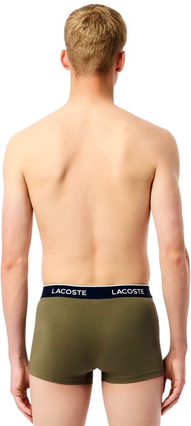 Lacoste Trunkshort Heren - 3 Stuks - Olive/Delphinium - Maat XL