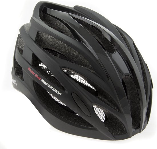 AGU Tesero Fietshelm - Zwart - L/XL - incl. insectennetje