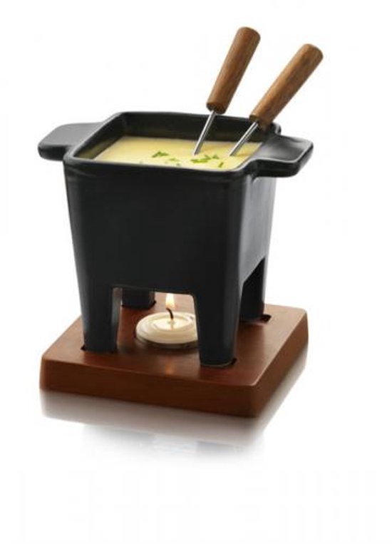 Boska Tapas Fondueset Nero - Fondueset - voor 175 gram Kaas - 300 ml
