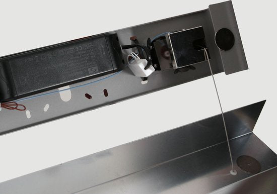 Hanglamp Bloc 3297ST Staal 171 cm Hoogteinstelbaar met Kabel Lift Steinhauer, Modern Design, Dimbaar met Externe Dimmer