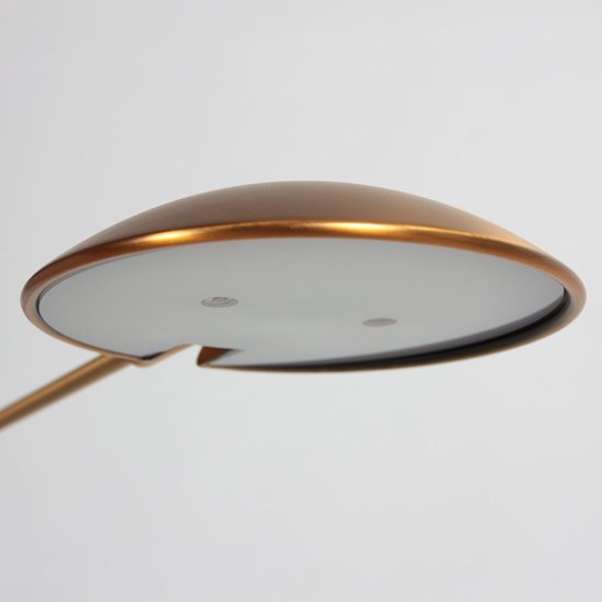 Vloerlamp Steinhauer Daphne 2 4601BR - bronzen leeslamp van metaal en elektronica, verstelbaar licht, klassieke stijl, ideaal voor binnengebruik