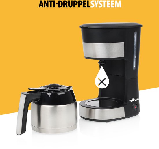 Tristar Koffiezetapparaat filterkoffie 900W - CM-1283 - 1 L, 10 koppen - Camping geschikt - Thermoskan