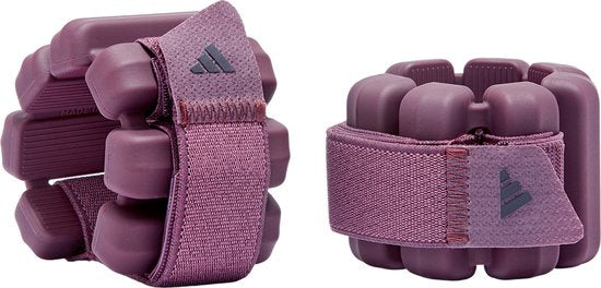 Adidas enkel- en polsgewichten set 0,5 kg roze