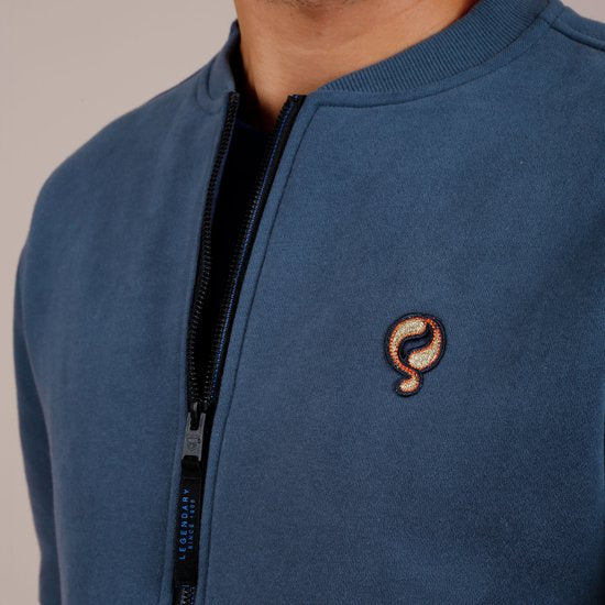 Heren Vest Landgraaf DLX - Denimblauw Marine - Maat S
