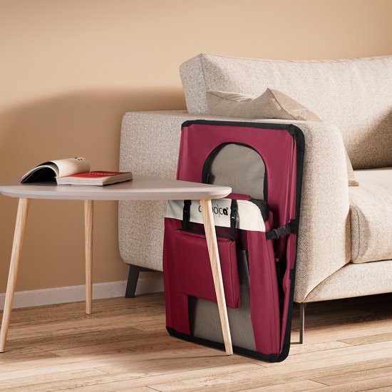 Cadoca Honden & Katten Reismand XL - 81x56x58cm - Donker Rood