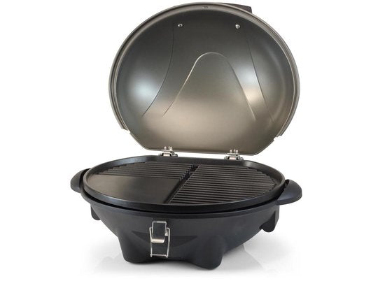 Tristar BQ-2816 Elektrische Barbecue - BBQ Elektrisch - Barbecuegrill Staand - Te gebruiken als Tafelbarbecue - Grillplaat 46 x 35 cm - Zwart