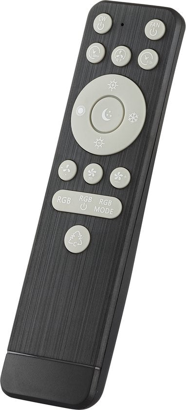 Brilliant Gaiano - Plafondventilator - Met verlichting - Ø 48 cm - LED 48W - Wit en RGB kleuren - Dimbaar - Timer - CCT - Zwart - Zeer stil