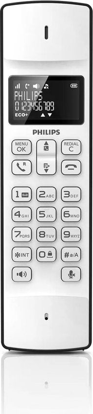 Philips Linea M4501W/01 Huistelefoon - DECT Telefoon - 1 Handset - Wit