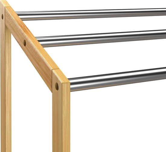 Casaria Handdoekenrek met spijlen -