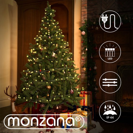 Monzana Lichtsnoer Kerst 400 LED'S - IP44 40m – Warmwit