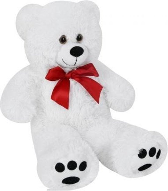Deuba Knuffel Teddybeer L Wit 50cm