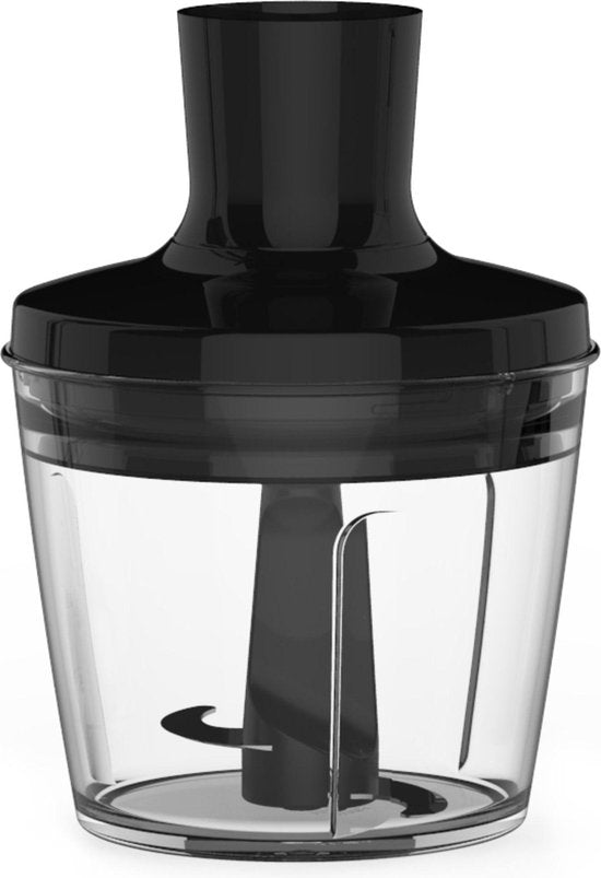 Tefal Quickchef HB6598 - Staafmixer - Inclusief Mengbeker en Hakmolen - Krachtige Prestaties - Zilver/Zwart - 1000W
