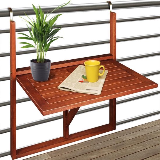 Casaria Balkontafel - FSC®-Gecertificeerd Acaciahout Hangend – Bruin