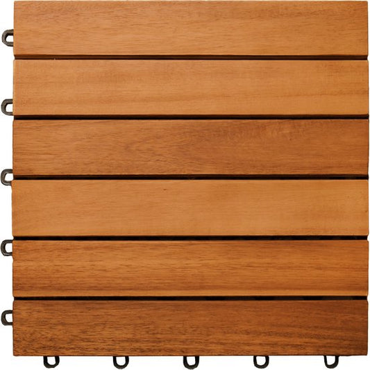 Terrastegel Acaciahout - 30x30cm Plug In Systeem - FSC® gecertificeerd
