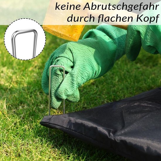 Gardebruk Haringen - Set van 50 gegalvaniseerd Staal - lxØ 150x2,7mm