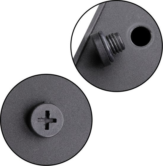 Casaria Bloempotten - 3 stuks - Polyrattan