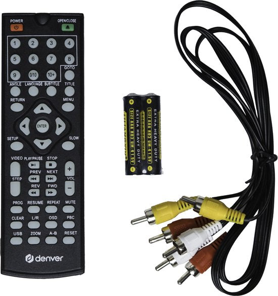 Denver DVD/CD-speler FULL HD Dolby Digital Decoder met HDMI Zwart