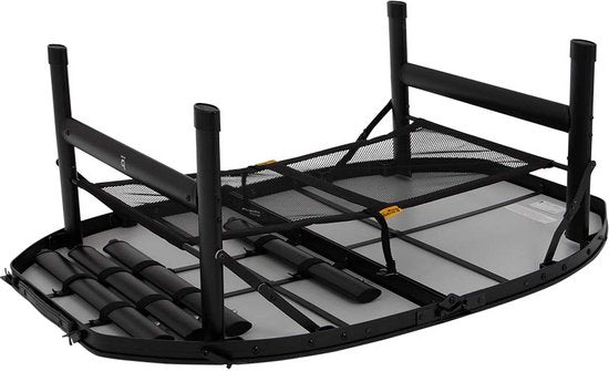 Bo-Camp - Industrial - Tafel - Northgate - Ovaal - Koffermodel - 100x70 cm