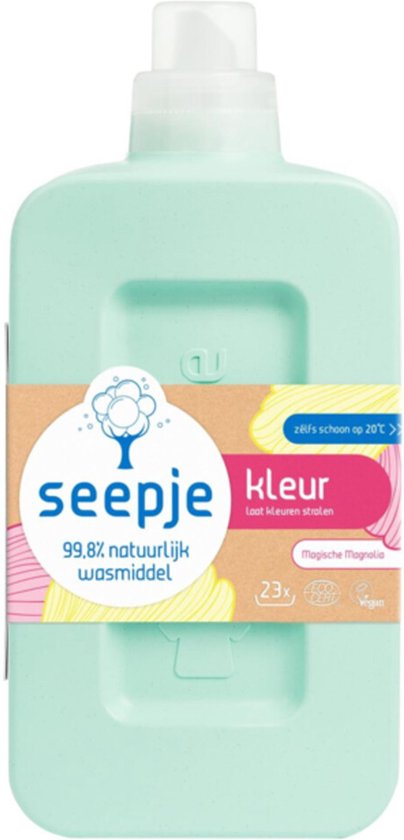 Seepje Vloeibaar Wasmiddel Kleur Magische Magnolia 23 Wasbeurten - 1 liter