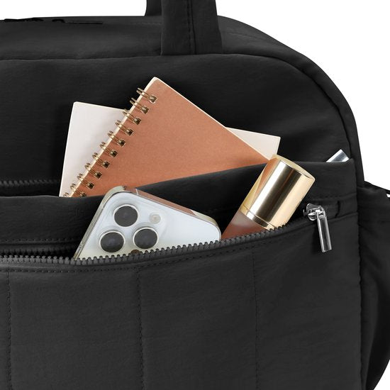 SC Weekendtas - Persoonlijk Item - Handbagage voor Ryanair en Transavia - Waterdicht en Ruim - Slimme Compartimenten - Ideaal voor Reizen en Dagelijks Gebruik - Zwart