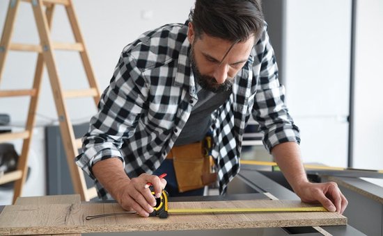 Monzana Meetlint Lintmeter 10m Eindhaak Autorolsysteem Vergrendeling Centimeter