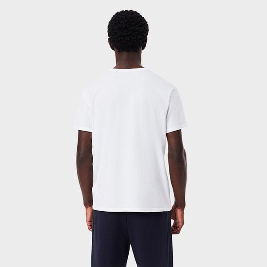 Lacoste heren 3P - V-hals shirts - basic - Maat L - Wit