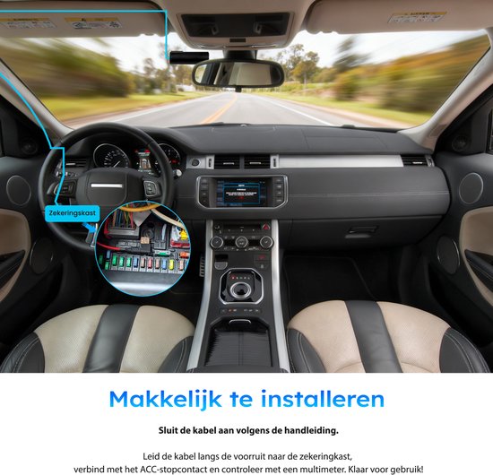 Dashcam Hardwire Kit – 24-Uurs Bewaking – USB-C Aansluiting – Compact Ontwerp – Eenvoudig Te Installeren – Directe Accu Aansluiting – van Faas