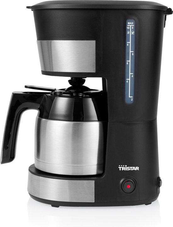 Tristar Koffiezetapparaat filterkoffie 900W - CM-1283 - 1 L, 10 koppen - Camping geschikt - Thermoskan