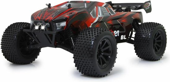 Jamara RC Brecter Truggy BL Monstertruck – 1:10 – Lipo Accu – Met LED Verlichting – Krachtige Elektrische Auto - Zwart