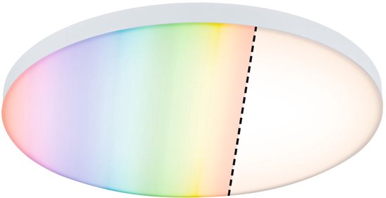 Paulmann – Loria LED Paneel – 400 mm – Wit Metaal & Kunststof – 22W met 2200 lm – Zigbee 3.0 & Dimbaar – Modern Design – Zwevend Effect