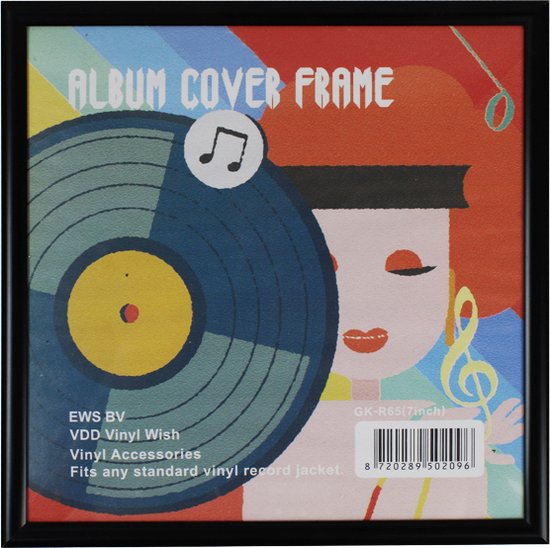 Lp vinyl platen wissellijst voor 7 inch singles - inlijsten lp vinyl elpee single platen 7 inch