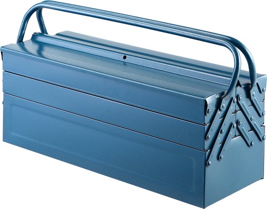 Monzana Gereedschapskoffer - Staal 53x20x20cm - Blauw