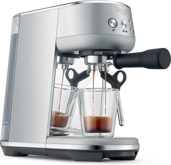 Sage – The Bambino Espressomachine – 1,4 l & 15 Bar – Voorzien Van Thermojet-verwarmingssysteem En Krachtig Stoompijpje – Voor Baristakwaliteit En Latte Art – Zilver Roestvrij Staal