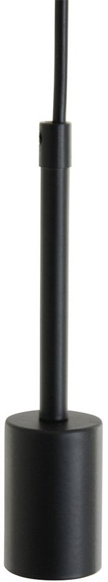 Hanglamp Minimalics 2701ZW Zwart - Verstelbaar in hoogte (42-170 cm) - Kunststof, Metaal - Mexlite