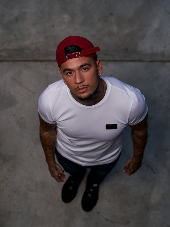 AB Lifestyle - T-Shirt - Platinum Tee | Bright White - Heren - Maat: XS