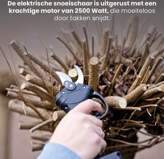 QLT Snoeischaar met Accu - Elektrische Accu Snoeischaar