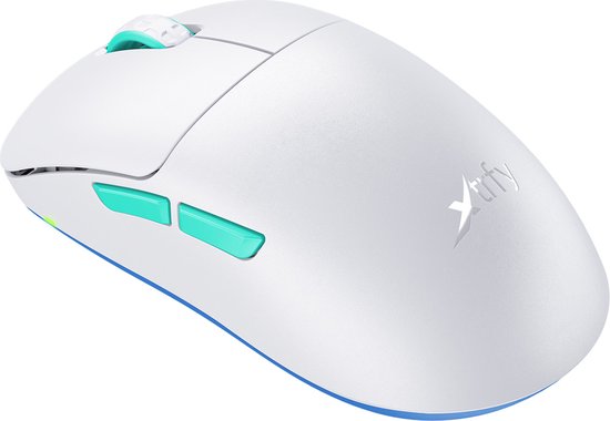 Cherry Xtrfy M8 Wireless Gamingmuis – Wit – 55 gram – Draadloos met 1 ms Reactietijd
