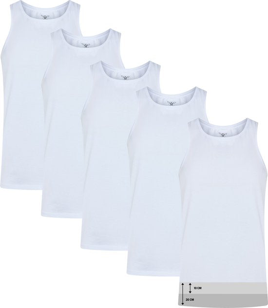 Cappuccino Italia - Heren Tee SS 5-Pack Corrigerend Onderhemd - Wit - Maat M