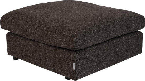 Zuiver Sense Hocker Espresso - Poef - 92x47x92 cm - Bruin