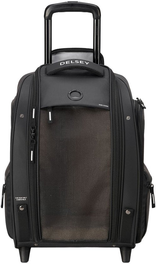 DELSEY PARIS Trolley Reistas Raspail 2R Huisdierdrager Zwart 48cm