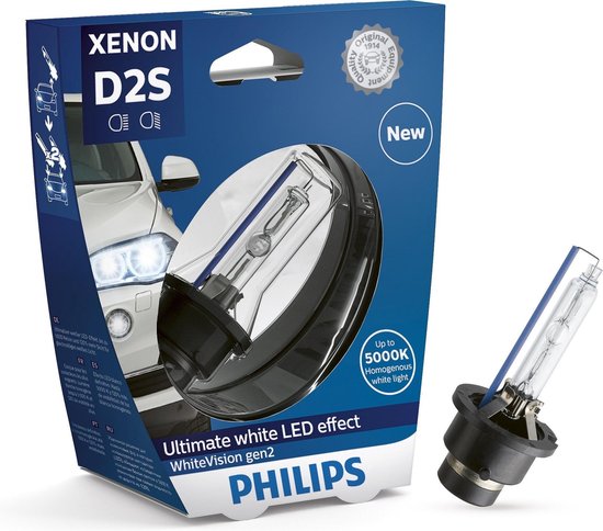 Philips WhiteVision Type lamp: D2S, xenon autolamp