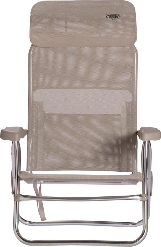 Crespo - Strandstoel - AL/205 - Compact - Licht grijs