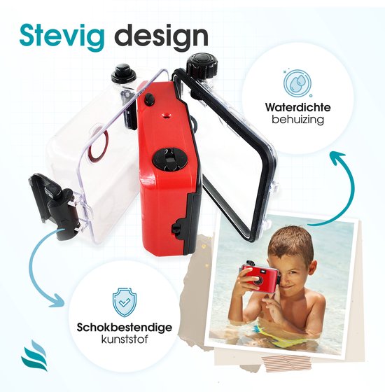 TibaGoods Wegwerpcamera - Met rol - Waterdicht - Analoge Camera - Kinder Camera