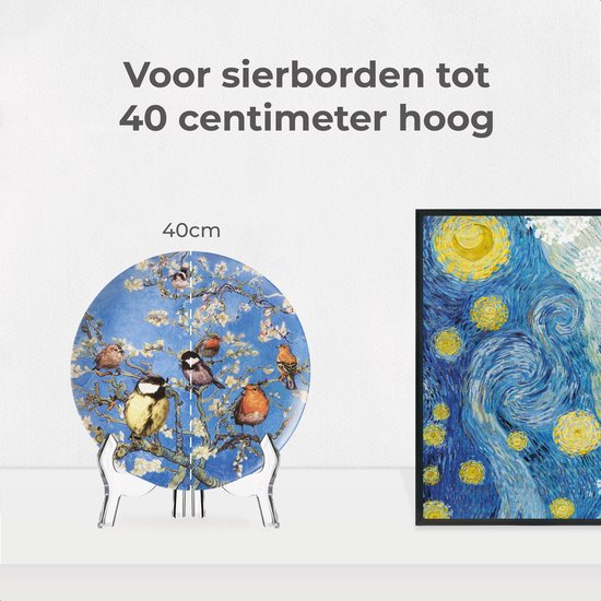 Luft - Bordenstandaard - Display - Transparant - Houder - Sierborden - Boeken - Hanger - Borden - Rek - Keukenkast