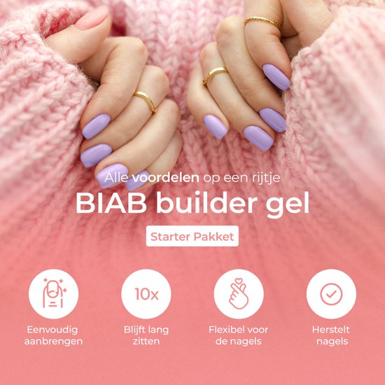 Moods Gellac BIAB - Builder in a Bottle – BIAB Nagel Builder Gel - Secret Dreams - HEMA & TPO Vrij