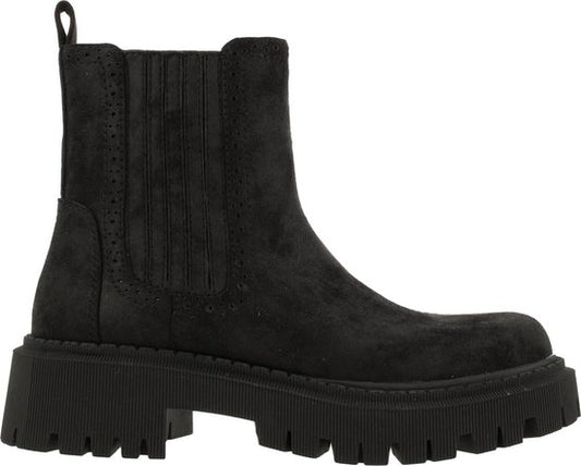 Bullboxer - Enkellaars - Dames - Zwart - Maat 40 - Laarzen